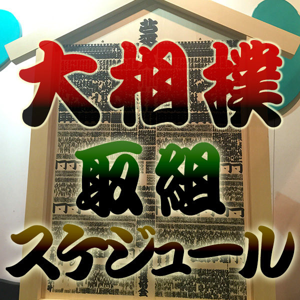 大相撲 土俵 取組スケジュール