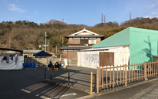 藤島部屋 大阪場所 稽古場